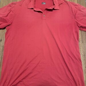 Nike Men's Vibrant Red Polo Shirt